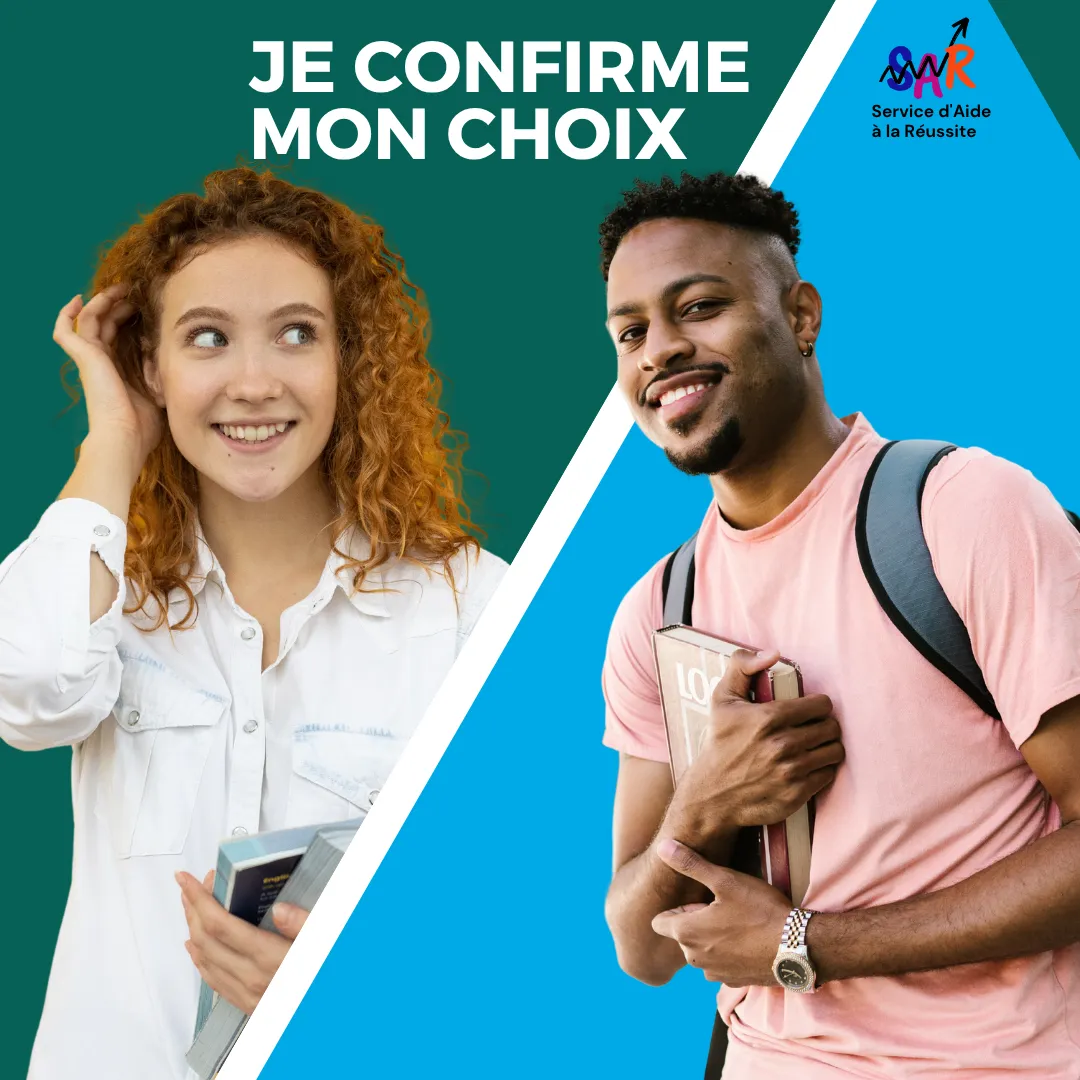je confirme mon choix