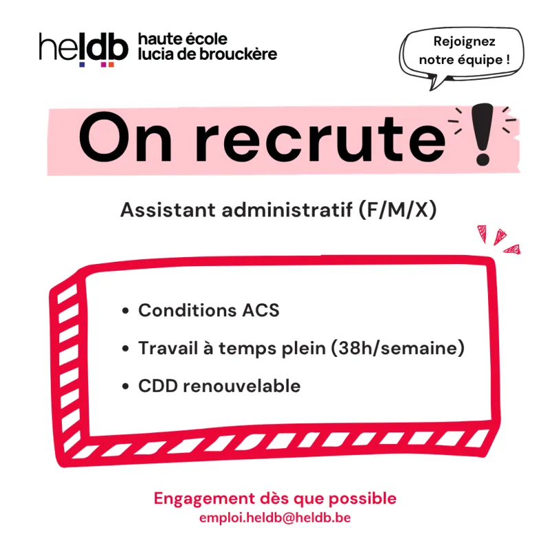 Assistant administratif (F/M/X) dans les conditions ACS 